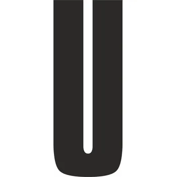 Speciální papír Písmeno na plastu - U plast 3 mm 120x220mm