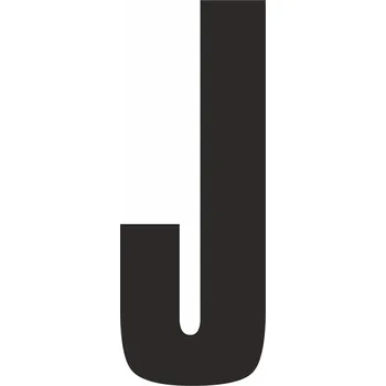 Speciální papír Písmeno na plastu - J plast 3 mm 240x440mm