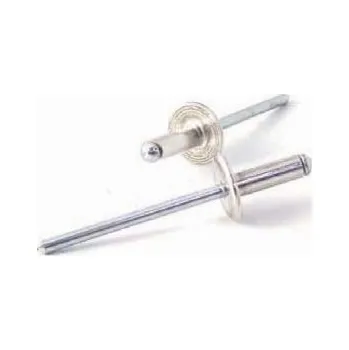 Nýt BRALO Trhací nýt VELKÁ plochá hlava hliník/nerez Varianta: NÝT Ø 4,0 X 8 VH 12 mm AL/INOX