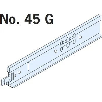 Stavební profil OWA premium hlavní profil 3700mm č. 45