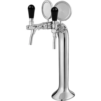 Výčepní pípa Stojan kovový COBRA 2xkoh.chrom