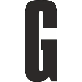 Speciální papír Mag. fólie písmeno G-č/b magnet tisk 0,4 mm 240x440mm