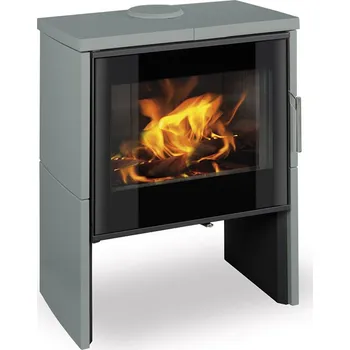 Krbová kamna ROMOTOP RIANO N 02 keramika silver 54505 - krbová kamna