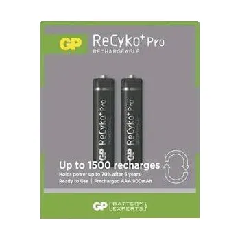 Článková baterie Baterie GP ReCyko+ Pro Professional 800 HR03 (AAA)