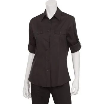 Gastro oděv Dámská číšnická košile Chef Works - 2 barvy černá,S WPDS-B-S