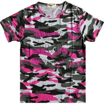 Dívčí tričko SEZON DÍVČÍ TRIČKO "CAMO" Barva: růžová, Velikost: 152