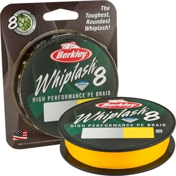 Berkley WHIPLASH 8 YELLOW 150M 0,25MM 39,7KG Varianta: WHIPLASH 8 YELLOW 150M 0,10MM 14,8KG