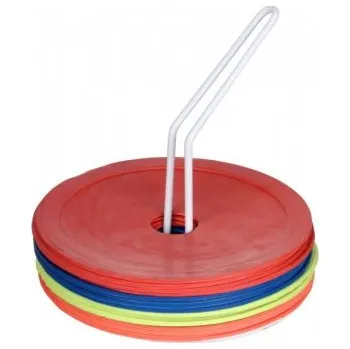 Raketový sport Merco značka na podlahu kruh, sada 16 ks Modrá