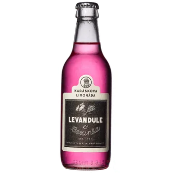 Limonáda Kalabria Karáskova limonáda levandule a bezinka 330 ml