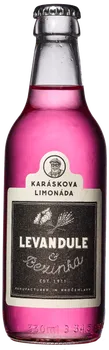 Limonáda Kalabria Karáskova limonáda levandule a bezinka 330 ml