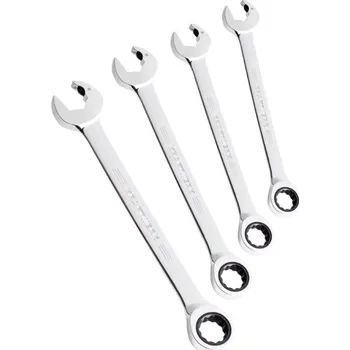 Ruční nářadí KRAFTWERKTOOLS Sada klíčů ráčnových 10-19mm CLICKRAFT DOUBLE 4ks