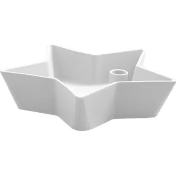 Svícen Keramický svícen Lidatorp Star White XL