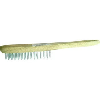 Drátěný kartáč KRAFTWERKTOOLS Kartáč ruční drátěný 4-řadý