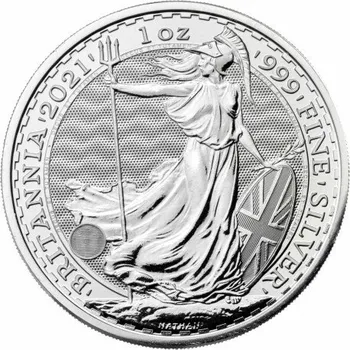 The Royal Mint Stříbrná mince Britannia 2021 1 oz