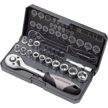 Gola sada KRAFTWERKTOOLS BEST OF KW: Souprava gola 1/4" Basic-Line 26ks