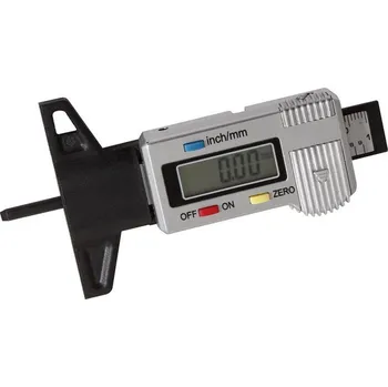 Sada na opravu pneumatiky KRAFTWERKTOOLS Měřič dezénu pneumatik digitální