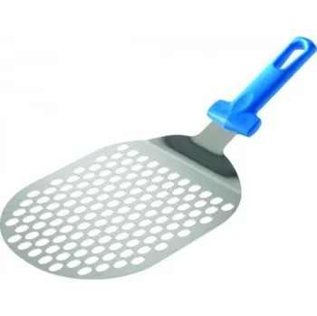 Obracečka Servírovací lopatka oválná perforovaná nerez Sleva 51Kč
