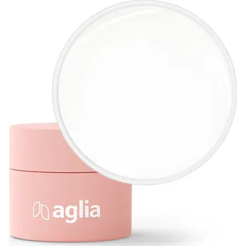 Lak na nehty Aglia ARCTIC WHITE - 15 ml bezvýpotkový french UV gel HEMA FREE