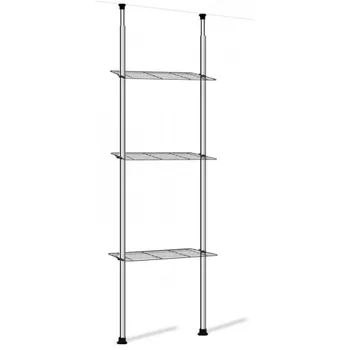 regál DBA Teleskopická police regál nastavitelná výška 270 cm