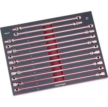 Ruční nářadí KRAFTWERKTOOLS Sada klíčů kloubových "T" 8-19mm COMPLETO EVA