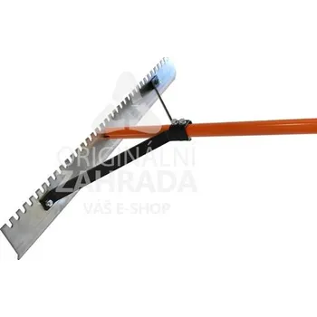 Hrábě KH oboustranná srovnávačka - hrábě 40cm (KH oboustranná srovnávačka - hrábě s pogumovanou násadou 2m)