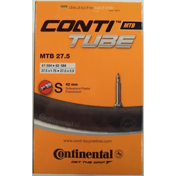 Duše na kolo DUŠE CONTINENTAL MTB 27.5 (47/62-584) FV/42MM