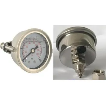 Příslušenství pro vysokotlaký čistič Manometr glycerin 42 mm 0-10 bar (pro hadičku 1/4")