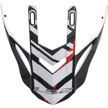 Auto-moto LS2 MX436 PEAK XTREME MAT BLACK RED