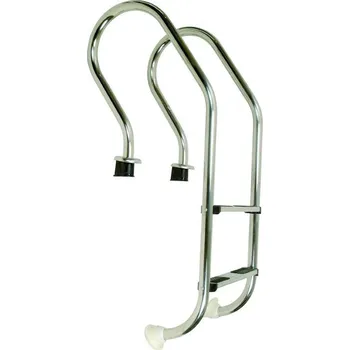 Bazénové schůdky Vágner Pool Žebřík nerez Mixta s pouzdrem 2 stupňový, AISI 304