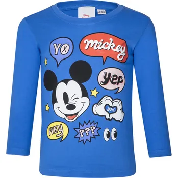 Mickey Mouse - licence Chlapecké triko - Mickey Mouse 133, modrá Barva: Modrá, Velikost: 92-98