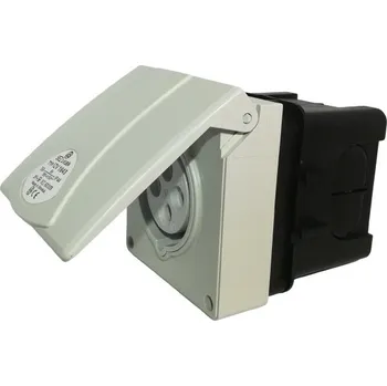 Elektrická zásuvka Průmyslová vestavná zásuvka IZV 1643 400V, IP44, 16A, 4-pól (SEZ IZV 1643)