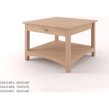 Konferenční stolek Stylový dubový konferenční stůl se zásuvkou CASTELLO D48