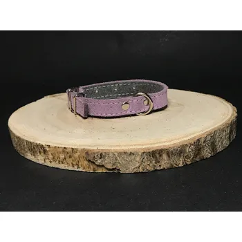 Obojek pro psa Palkar obojek z velurové kůže pro psy 25 cm x 14 mm růžová (Palkar obojek z velurové kůže pro psy 25 cm x 14 mm růžová)