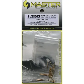 Plastikový model Master 1/350 IJN Akagi armament barrels (18pcs)