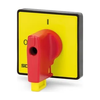 vypínač 590.YM49B1 Rukojeť ovládací B uzamykatelná 48x48mm žluto/červená (16A-40A) SCAME