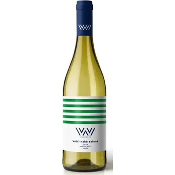 Víno Veltlínské zelené pozdní sběr, 2017, Waldberg, suché, O,75 l