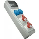 Zásuvková rozvodnice 1x3253+1x1653+2x230V jištěná, IP54 (SEZ ROS M6/I-02)