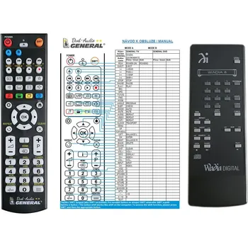 Dálkový ovladač General WADIA CD TRANSPORT 8 - náhradní dálkový ovladač