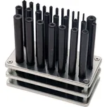 Vyrážeče pr. 2,4 ÷ 13,5 mm BGS 2029 zajištovacích kolíků brzd. destiček, 28 dílů (BGS 102029 Vyrážeče pr. 2,4 ÷ 13,5 mm zajištovacích kolíků brzd. destiček, 28 dílů)