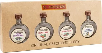 Pálenka Rudolf Jelínek Netradiční set 40 % 4 x 0,05 l 