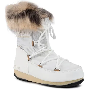 Dámská zimní obuv Moon Boot Monaco Low WP 2 240088002 bílé
