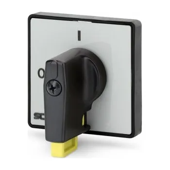 vypínač 590.YM49R2 Rukojeť ovládací R uzamykatelná 48x48mm šedo/černá (16A-40A) SCAME