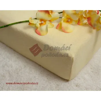 Prostěradlo Smolka | Prostěradlo froté 140x200 - světle žluté banánové