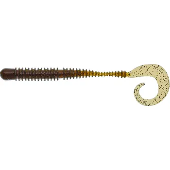 Umělá nástraha Gumová Nástraha Illex Magic Ring Curly Worm 4" 10cm Pumpkin Pepper