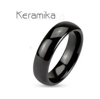 Módní doplněk KM1000-6 Dámský keramický prsten, šíře 6 mm (63)