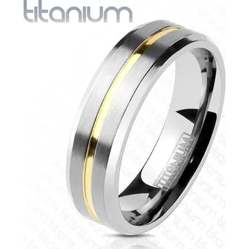 Prsten TT1043 Pánský snubní prsten titan (55)