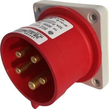 Elektrická zásuvka Průmyslová vestavná přívodka rovná IRRN 3253 400V, IP54, 32A, 5-pól (SEZ IRRN 3253)