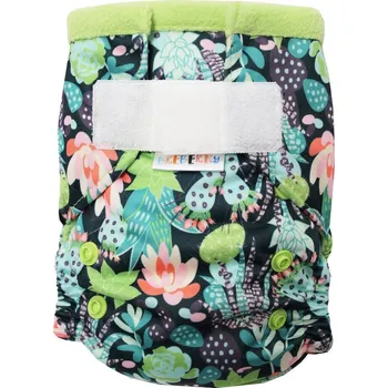 Plenkové kalhoty Breberky Kapsová plenka (S), bez křidélek - Kaktusy a sukulenty SZ