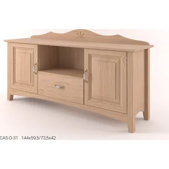 Komoda Stylový dubový televizní stolek CASTELLO D31