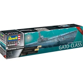 Plastikový model Revell US Navy Submarine Gato-Class 1:72